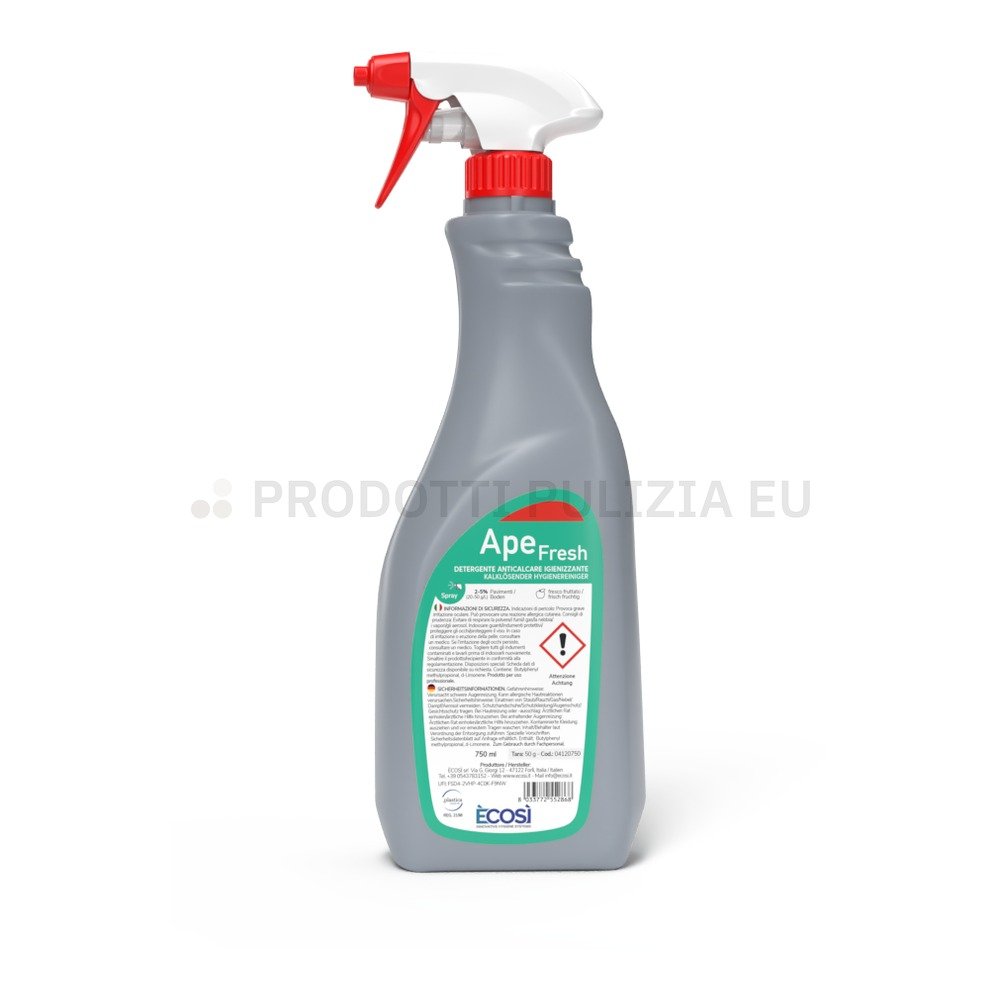 APE FRESH ÈCOSÌ - Detergente anticalcare igienizzante profumato