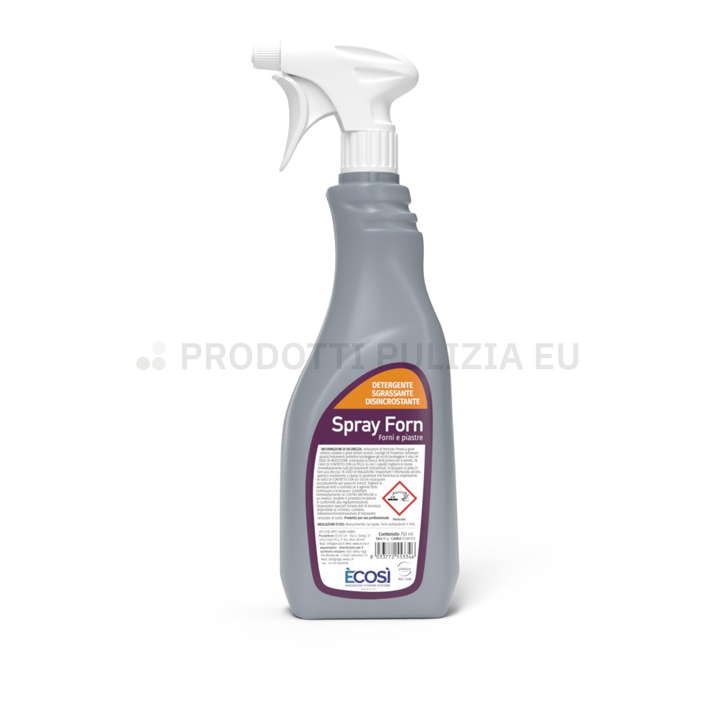 SPRAY FORN ÈCOSÌ - Sgrassante disincrostante per forni